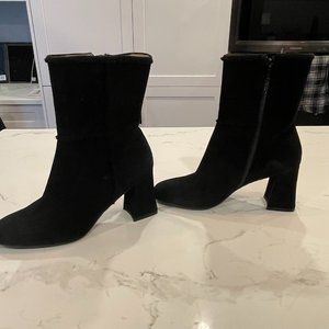 Ron White Perry Black Waterproof Cashmere Suede NEW Euro 40/US10